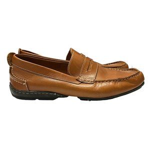 Florsheim Oval Men's Moc Toe Penny Driver Slip On Loafer Brown Size 11M